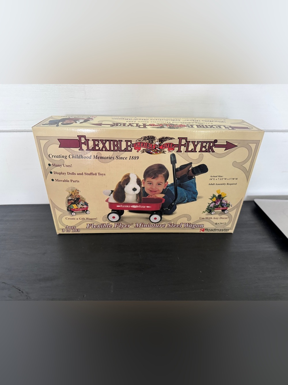 Flexible flyer miniature steel wagon